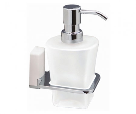 Wasserkraft К-5099WHITE Дозатор для жидкого мыла стеклянный, 300 ml_1