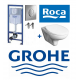 Roca 73462 MATEO унитаз с микролифтом + инсталляция GROHE Air_1