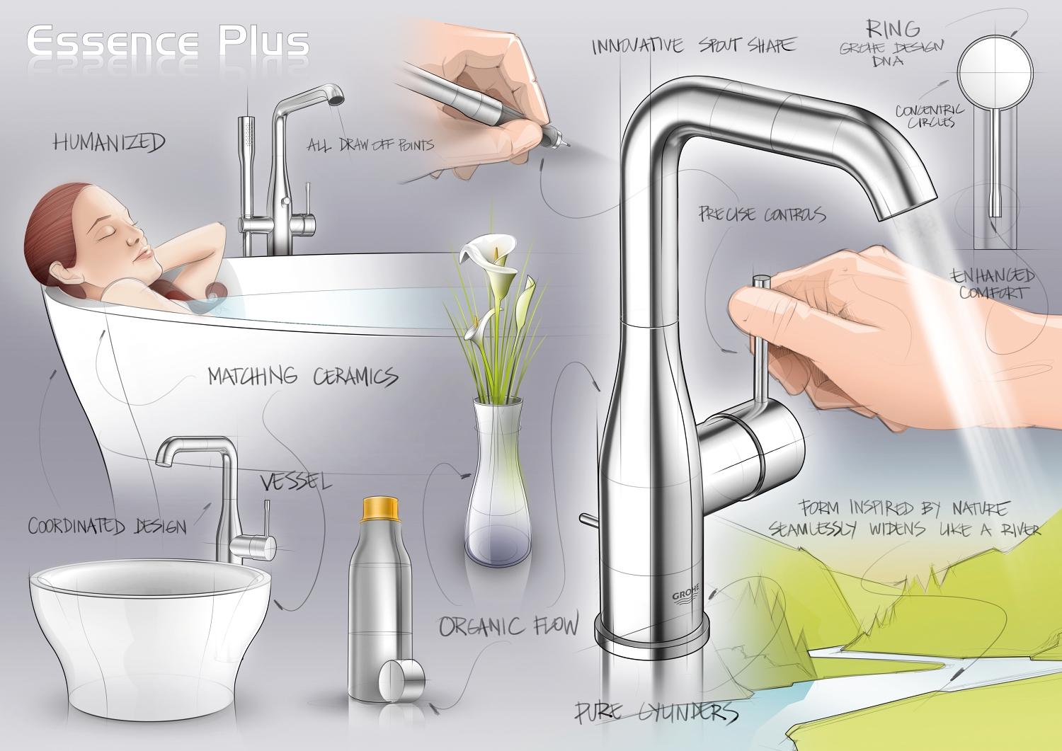 Essence new. Смеситель Grohe 32901001. Grohe Essence смеситель для раковины. Grohe Essence New 23462001. 23462001 Grohe.