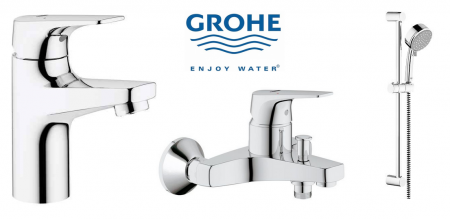 GROHE BAUFLOW 23752+32811+26083 набор смесителей 3 в 1 - СУПЕР ЦЕНА_1 GROHE BAUFLOW 23752+32811+26083 набор смесителей 3 в 1 - СУПЕР ЦЕНА_1