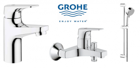 GROHE BAUFLOW 23752+32811+26083 набор смесителей 3 в 1 - СУПЕР ЦЕНА_1