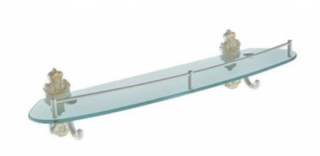 GAPPO G3507 GOLD полка стеклянная 570*160_1 GAPPO G3507 GOLD полка стеклянная 570*160_1