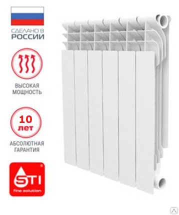 STI FORTE RUS Alum 80*500 алюминиевые радиатор (цена за 1 секцию)_1