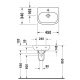 Duravit 07054500002 D-Code 45*34_2