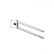 Hansgrohe 41512000 PuraVida полотенцедержатель двухрожковый_1