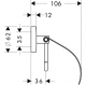 Hansgrohe 40523000 Logis бумагодержатель_2