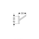 Axor Starck 40837000 крючок_2
