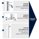 GROHE BAUCLASSIC 124404 набор смесителей 3 в 1 - СУПЕР ЦЕНА_1