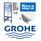 Roca 73462 MATEO унитаз с сиденьем + инсталляция GROHE Skate Air_1