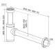 WINKIEL A12332M сифон для умывальника универсальный_2
