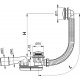 ALCAPLAST AKM507/504 слив перелив с системой click-clack_2