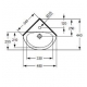 Ideal Standard E793101 Connect 34*34 умывальник угловой_2