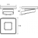 Ravak X07P354 Держатель с мыльницей 10°_2