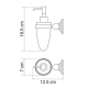 Wasserkraft К-7099 Дозатор для жидкого мыла, 160 ml_2