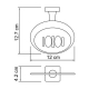 Wasserkraft К-6569 Мыльница решетка_3