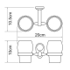 Wasserkraft K-9228D Подстаканник двойной стеклянный_2