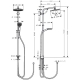 Hansgrohe 27270000 Crometta S 240 1jet Showerpipe Reno_2