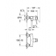 GROHE 32867000H BauClassic настенный гигиенический душ_4