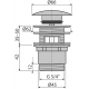 Design D60CH донный клапан для умывальника_2