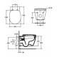 Ideal Standard W880101 Connect инсталляция с унитазом, микролифт_2