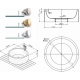 Salini S.R.L. ISOLA 2000x2000x710 круглая отдельностоящая_2