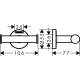 Hansgrohe 41725000 Logis Universal двойной крючок_2