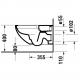 Duravit 45720900A1 Set Architec Rimless : Унитаз подвесной Architec Rimles 2572090000_2