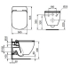 Ideal Standard W3710AA+T007801 TESI инсталляция с унитазом, микролифт_2